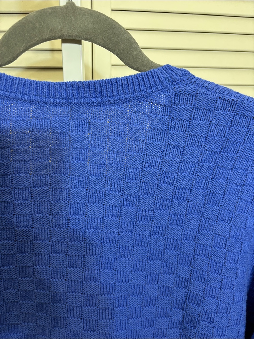 Gudrun Sjoden Royal Blue Textured Button-Front Cardigan XL - Picture 6 of 11